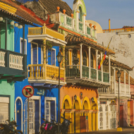 colorful colombian houses