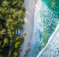 Maldives near ocean