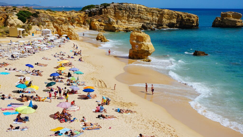 Praia de São Rafael, Albufeira, Portugal Praia de São Rafael Albufeira Portugal Beach